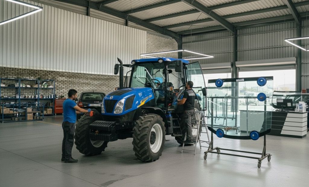 Traktör Kabin Camı